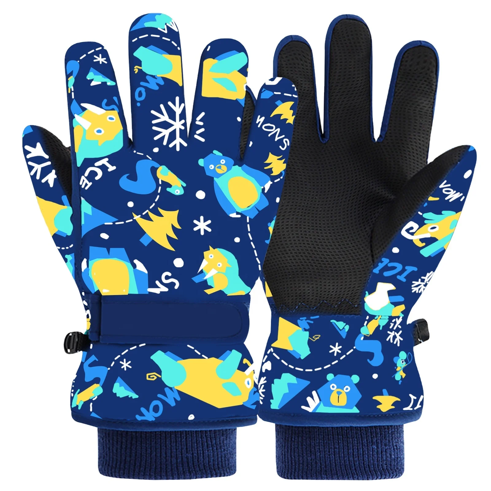 Factory New Arrival Waterproof Warm Winter Gloves KIDS For Outdoor Use Ice Skating Ski Gloves Winter