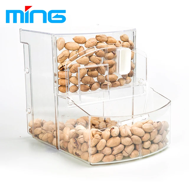 Factory Supply Acrylic Bulk Candy  Food Display Dispenser Bins Sweet Candy Dispenser For Supermarket