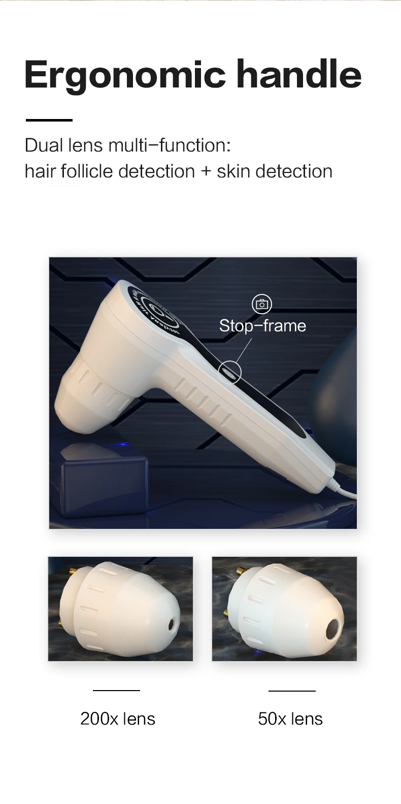 Hair salon dedicated HD hair skin detector all-in-one scalp scanner