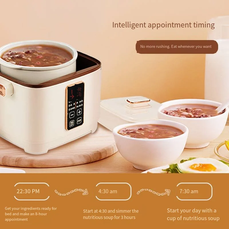 Double Knobs Control Hot Pot Electric Boil Stew Fry Roast Multi Purpose Cooker High Power Fast Electric Hot Pot