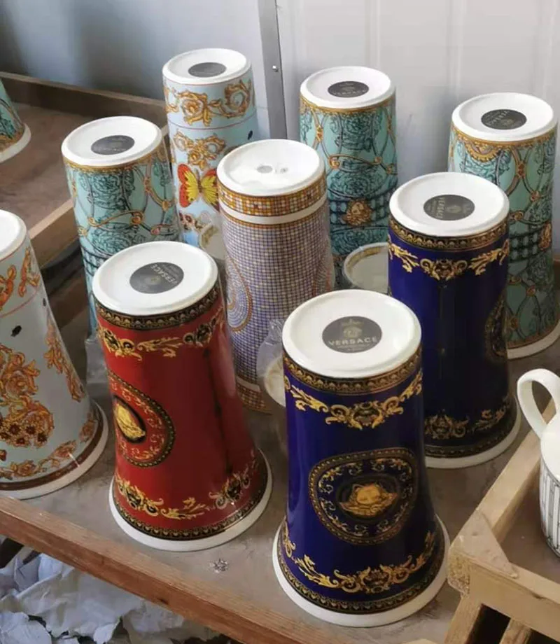 Горячая Распродажа Западная керамическая Цветочная бутылка фарфоровая ваза с подарочной