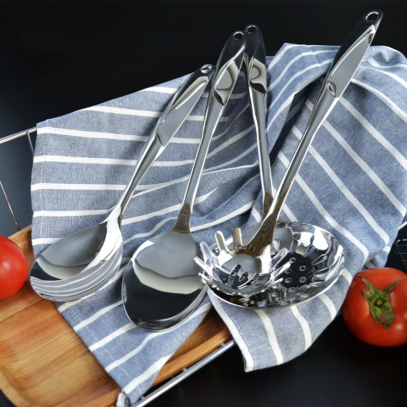 Food grade kitchenware cooking cookware set stainless steel kitchen utensils stainless steel cooking utensil set