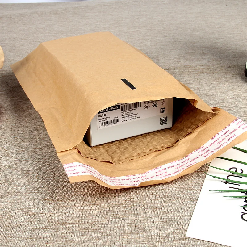 Envelope Custom Bags Mailers Bag Packaging Kraft Envelopes Padded Logo Shipping Mail Mailing Paper Wholesale Bubble Mailer