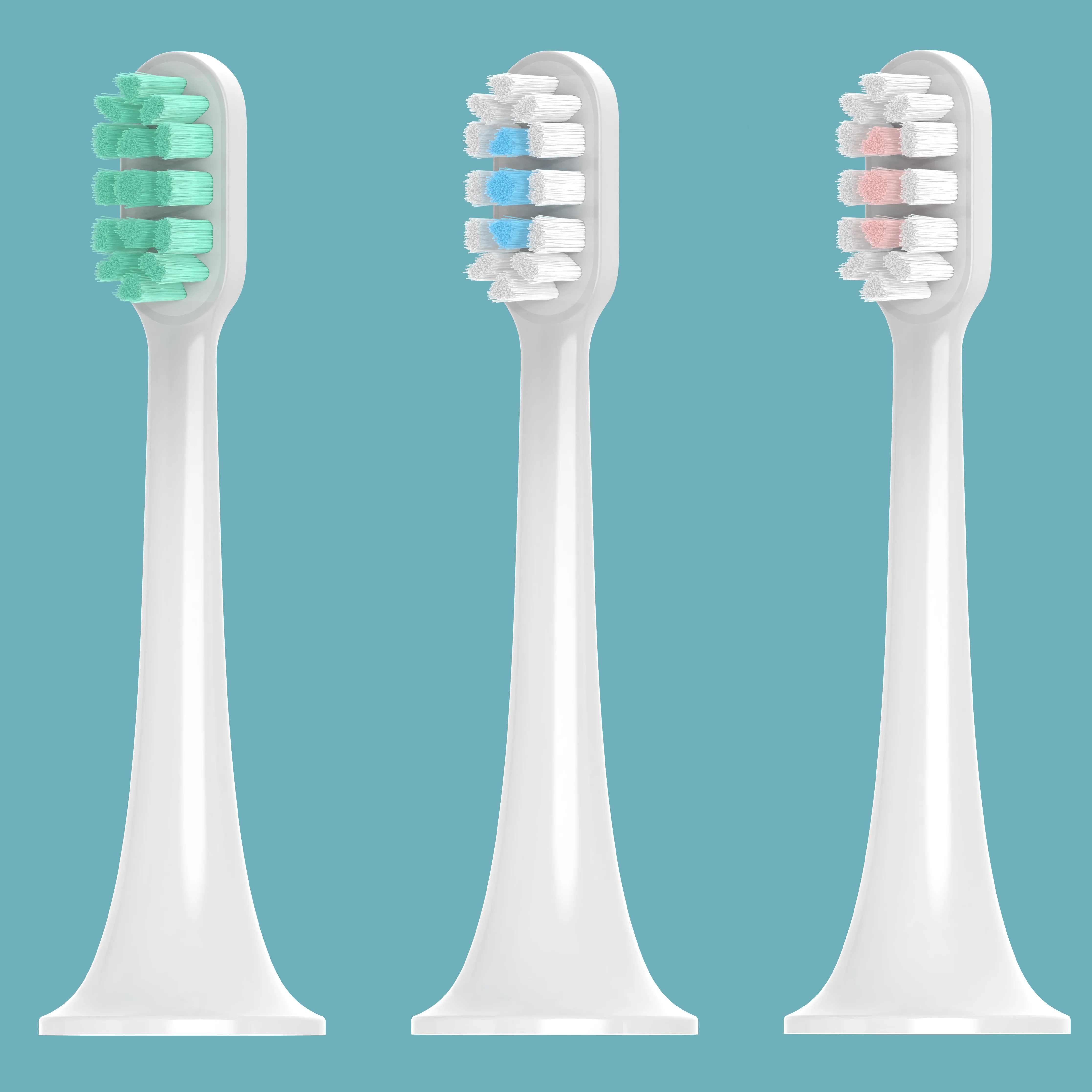 Degradable tooth brush head whitening tooth soft toothbrush head