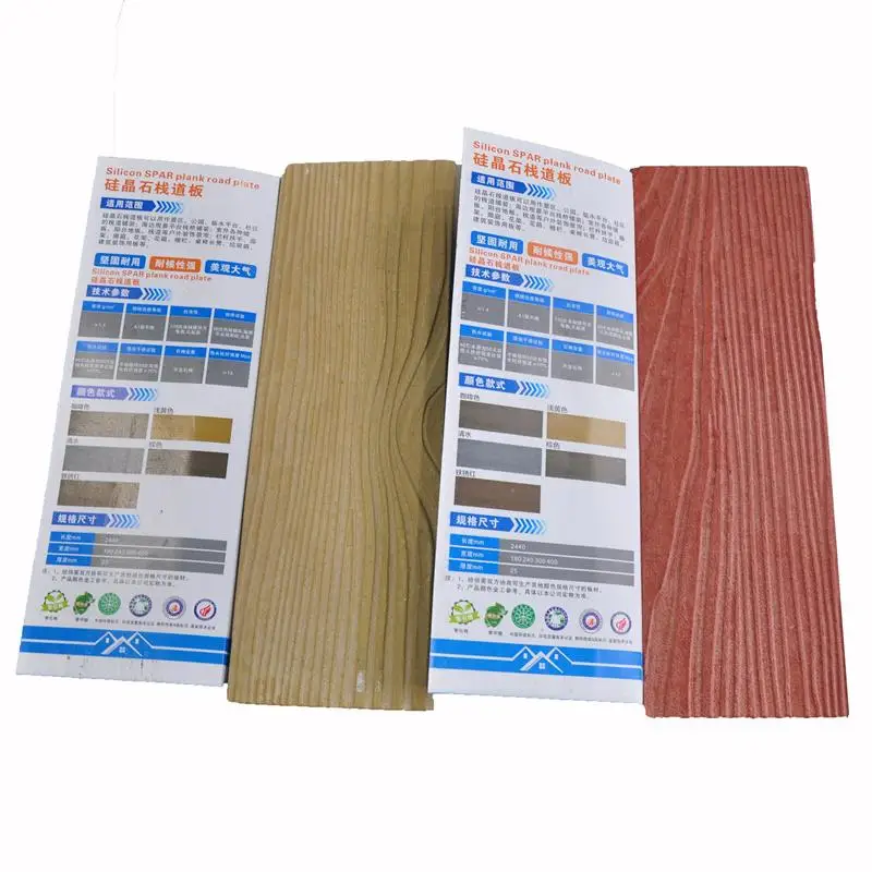 Modern Grey Compressed Fibre Cement Sheets for Outdoor Deck Flooring Wood Grain Design Basic Grey Cement Board Floor Sheeting