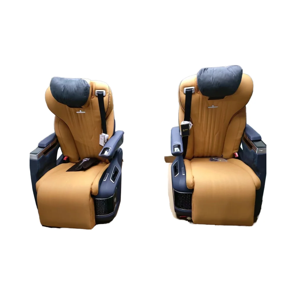 Luxury Electric Aero VIP Car Seat Adjustable Ventilation Comfortable Toyota Hiace Vito Alphard Sprinter Van RV Limousine