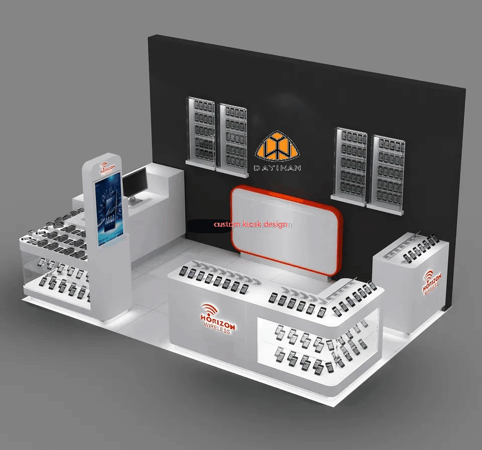 Hot Sale Customized Wholesales Mobile Accessories Design Cell Phone Accessories Mall  Kiosk