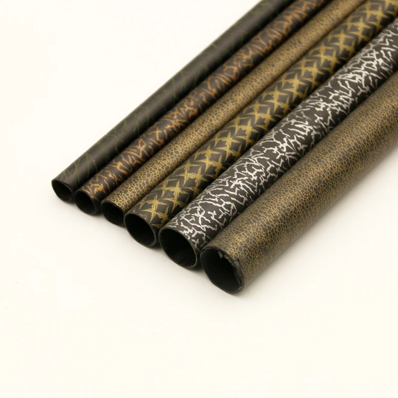 Factory price colorful Hot sales CFRP Tubes OEM 3K Pattern Black or Colored Finish Hollow Carbon Fiber Round