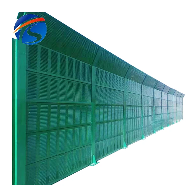 Sound barrier factory high quality highway noise barrier wall Aluminium /Galvanized /Stainless Steel Sheet  sound barriers fence