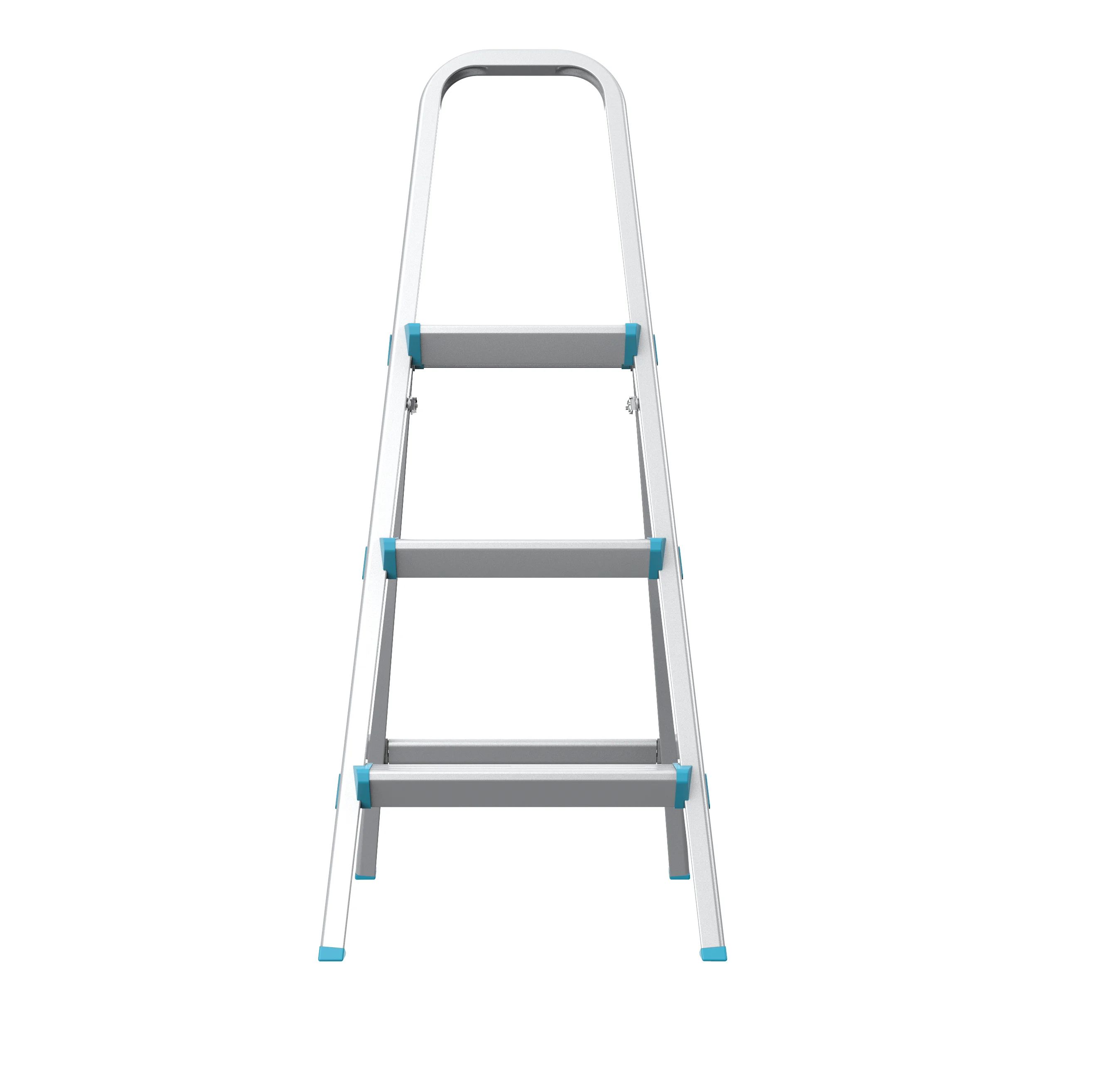 Handrail Ladder Steps Stairs Rail 3 Step Aluminum Ladder