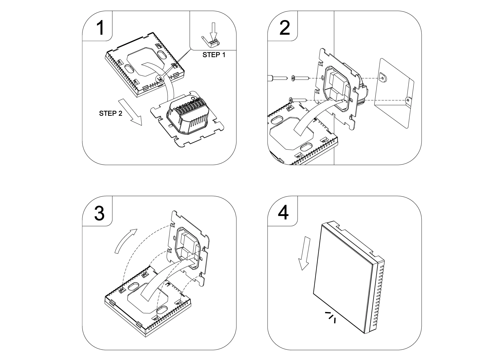 HY607AC HVAC Thermostat Wifi Digital Touch LED Screen Temperature Regulator Fan Coil Unit Smart Wall Smart Home Modern NTC,10K