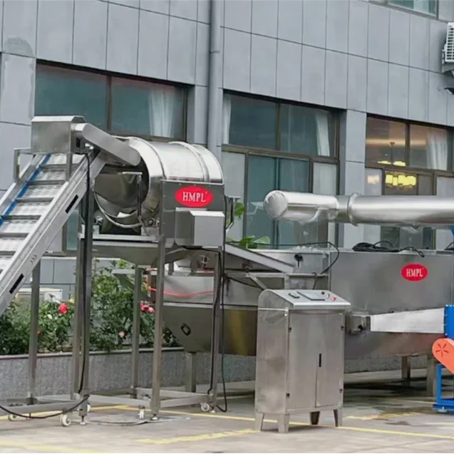 Automatic  Fried Pallets Snack Food Production Line Fry Snacks Pellet Fried Snack Chips Processing Machinery