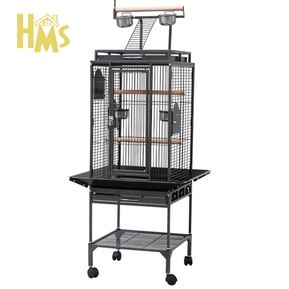 HMS wholesale fancy pegion bird breeding cages mesh welding machine shelf feeder for of sale birds canaries