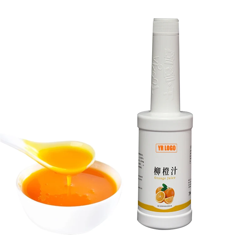 Orange Juice Concentrate Syrup Halal Certified Wholesale High Concentration Fruit Flavor for Slush