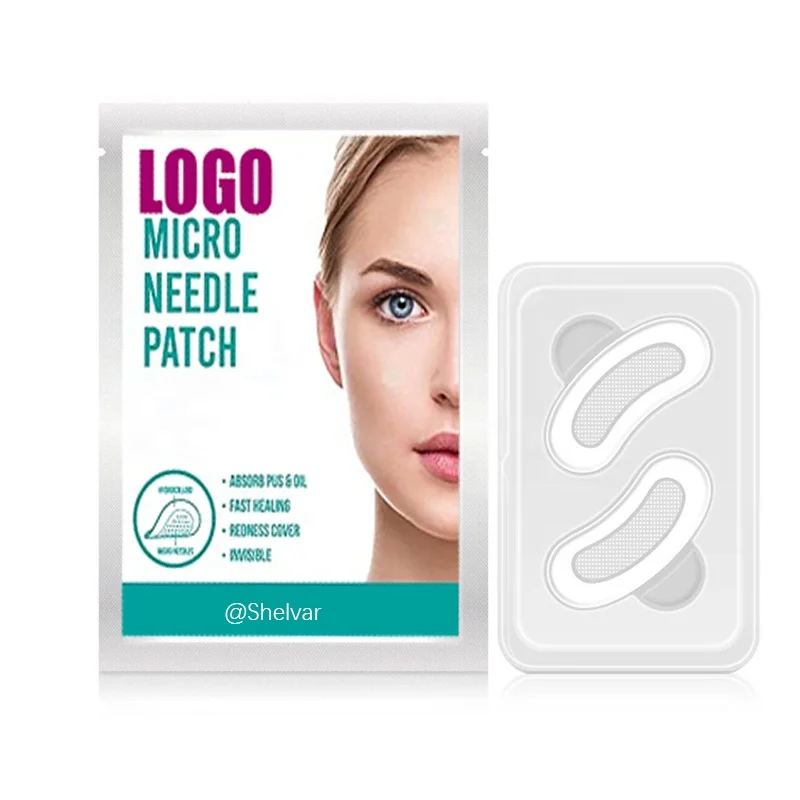 2022 новая частная марка микроиглы гиалуроновой кислотой против морщин крем для удаления кругов под глазами и коллаген инъекции дермы подушечки глаз маска с коробкой