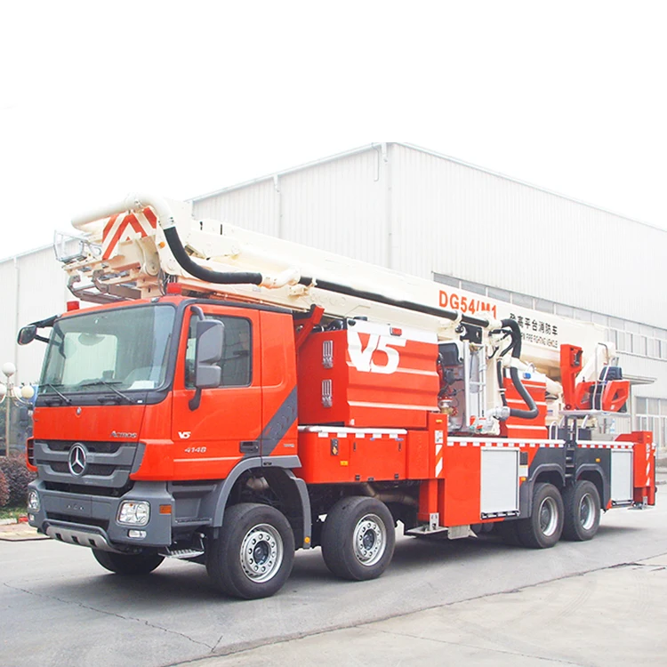 Cheap Sale Famous Brand Chinese DG54M1 Firefighting Truck 54 m with Platform Fire Truck