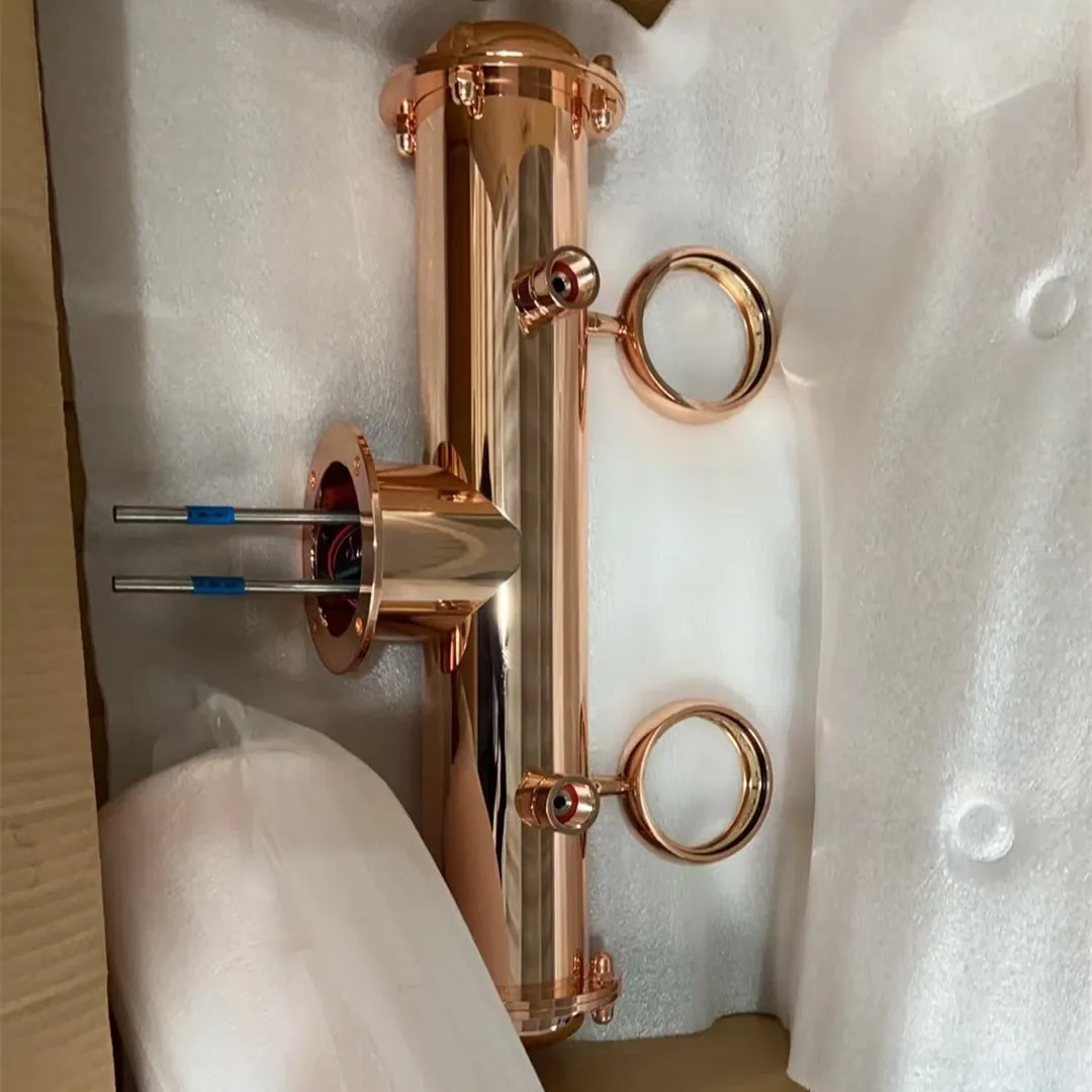 Copper T Draft Beer Tower with 2  Beer Faucets