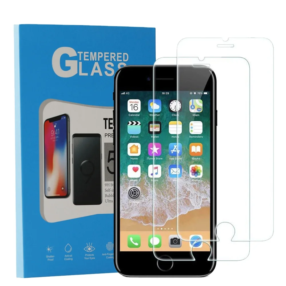 Защитное стекло из углеродного волокна для Iphone 6 6S 7 8 Plus 2020