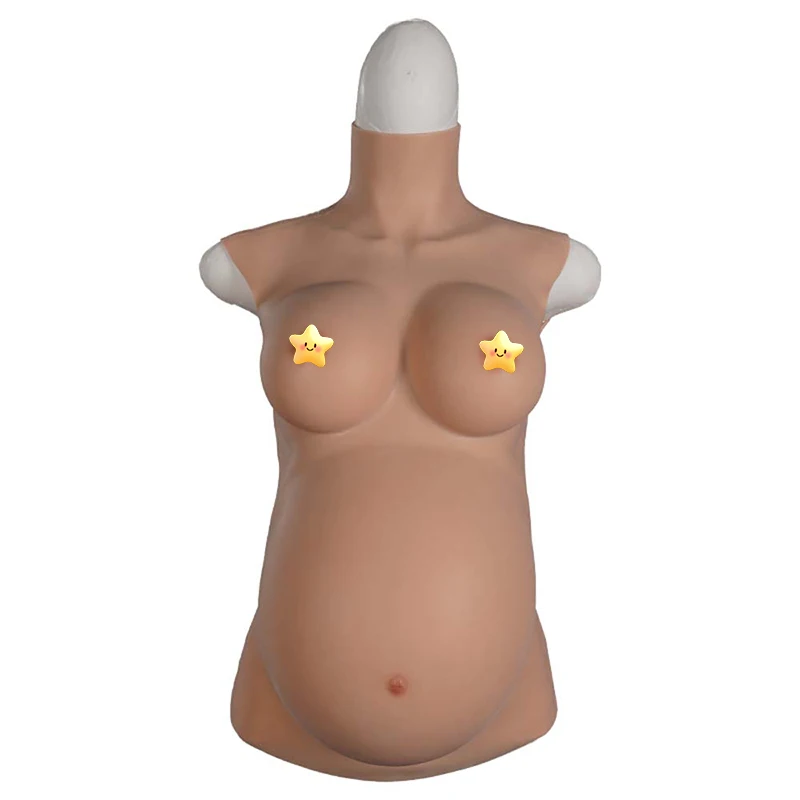Realistic False Silicone Pregnancy Big Artificial 3-8 Month Fake Maternity Huge Man Woman Pregnant Belly