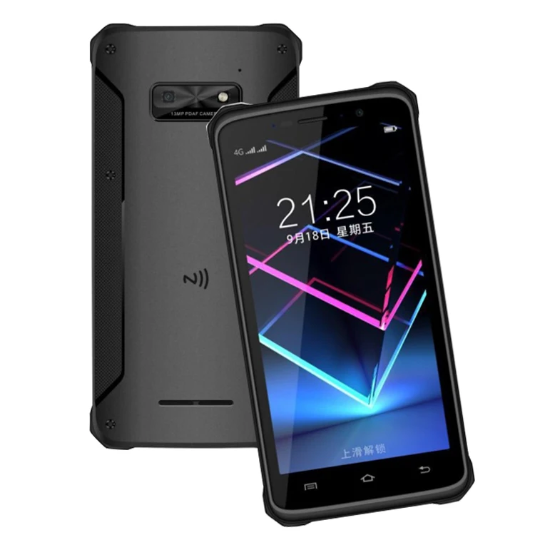 Edoo Pda Android 9.0 Gms Passed Wireless Barcode Scanner Handheld Pda Android Rugged Mobile Pdas For Warehouse