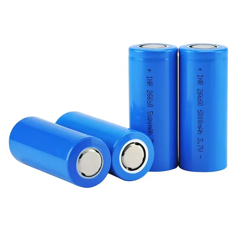 High Quality  26650 3.7v Li-ion Battery 5Ah/5.5Ah/6Ah Li Ion Batteries Cell For Led Flashlight