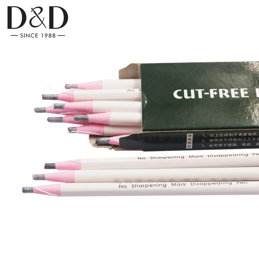 12pcs/box Gray Sewing Mark Pencil Tailor Chalk Free Cutting Chalk Sewing Fabric Pencil for Sewing Marking and Tracing Accessory