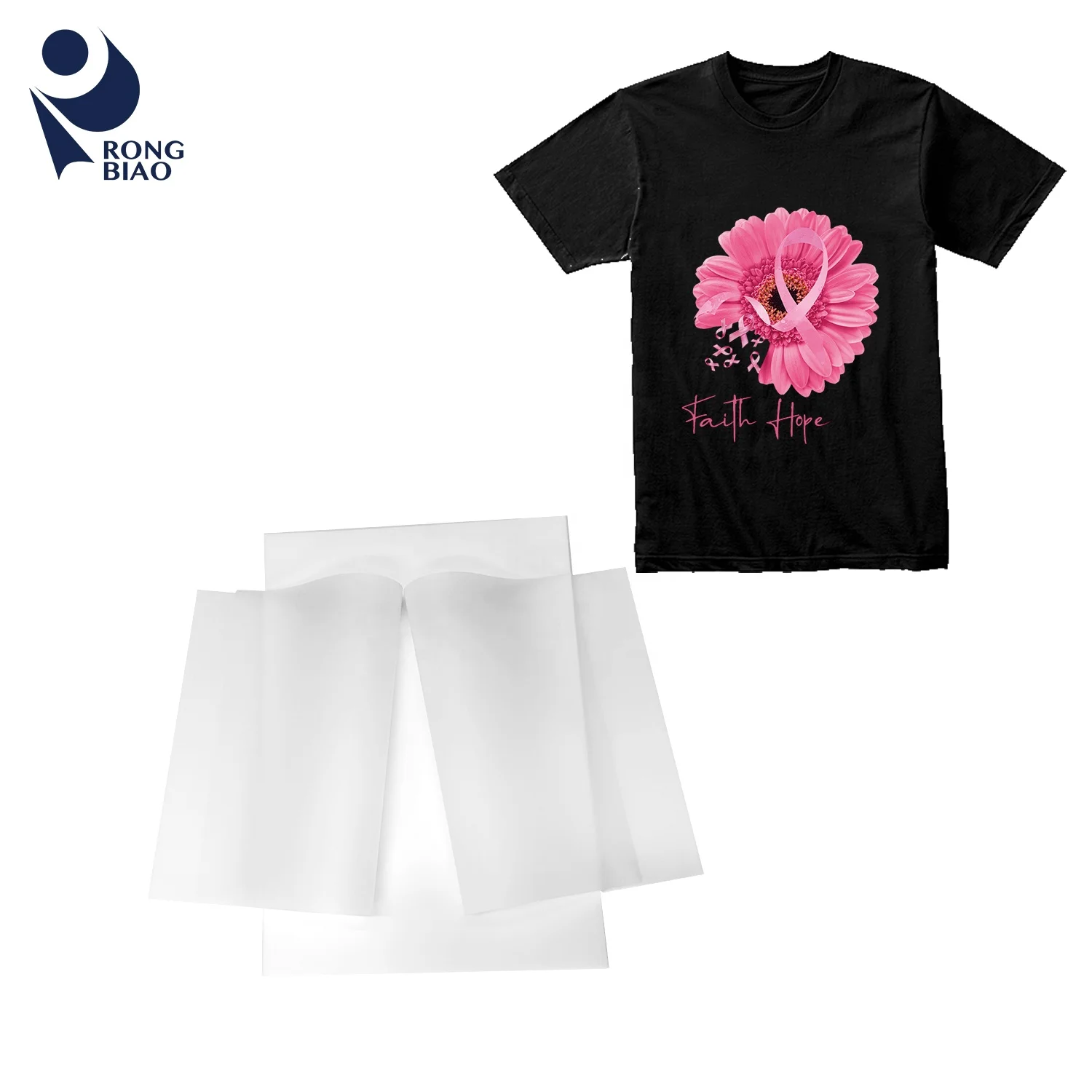 RONGBIAO Dtf Film Heat Transfer Printing Pet Film A3 Cold & hot Peel Inkjet Printer Pet Transfer Dtf Film