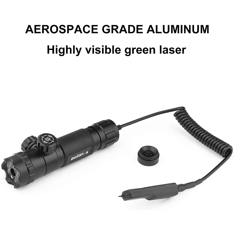 Custom Design Aluminum Alloy Green Laser Laser Sight Hunting Accssorice