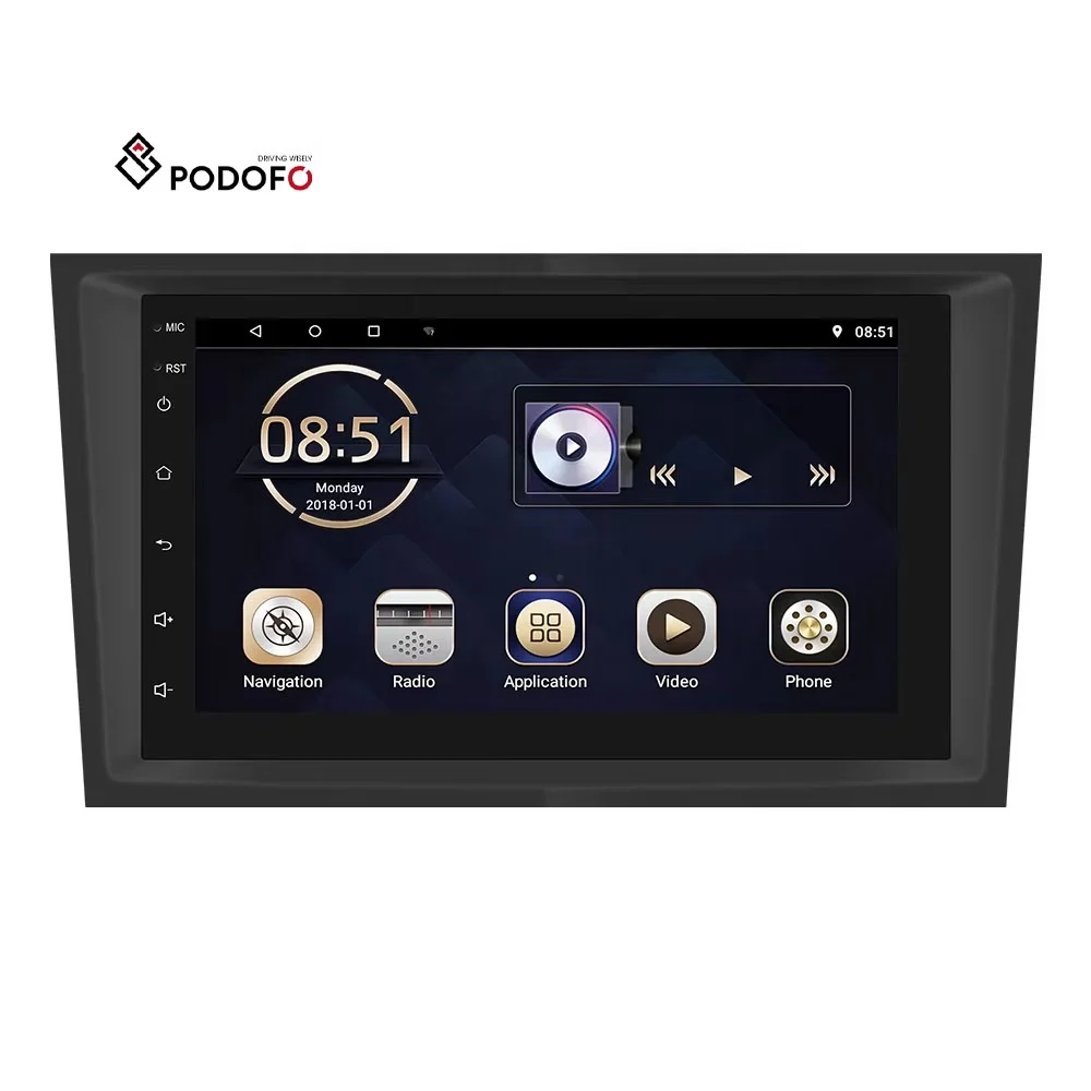 Автомагнитола Podofo 2Din, Android 13