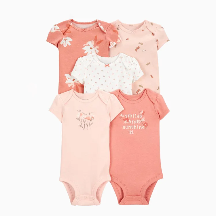 Hot new summer baby jumpsuit short sleeve boys and girls cotton baby rompers 0-3 months baby clothes wholesale