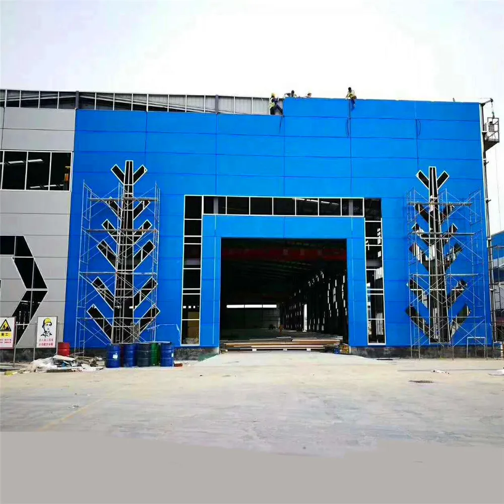 Light Weight Prefabricated Steel Structure Warehouse Workshop Prefab Structural insulated steel buildings