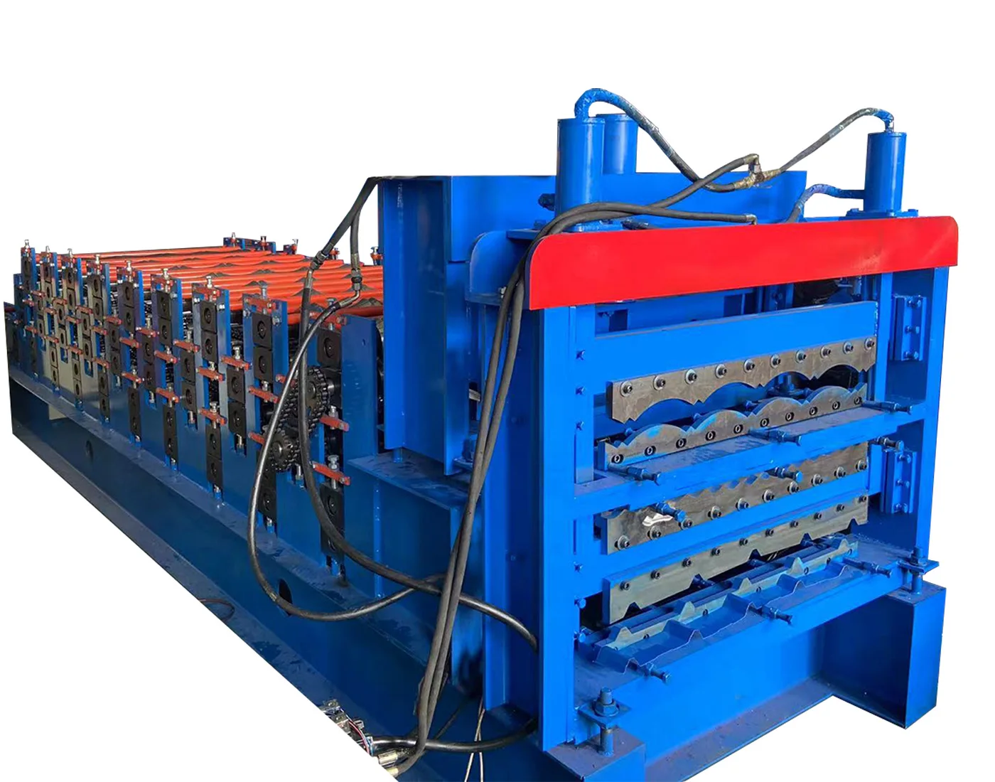 Color Steel Tile Automatic Three-Layer Tile Machine One Machine Three Uses