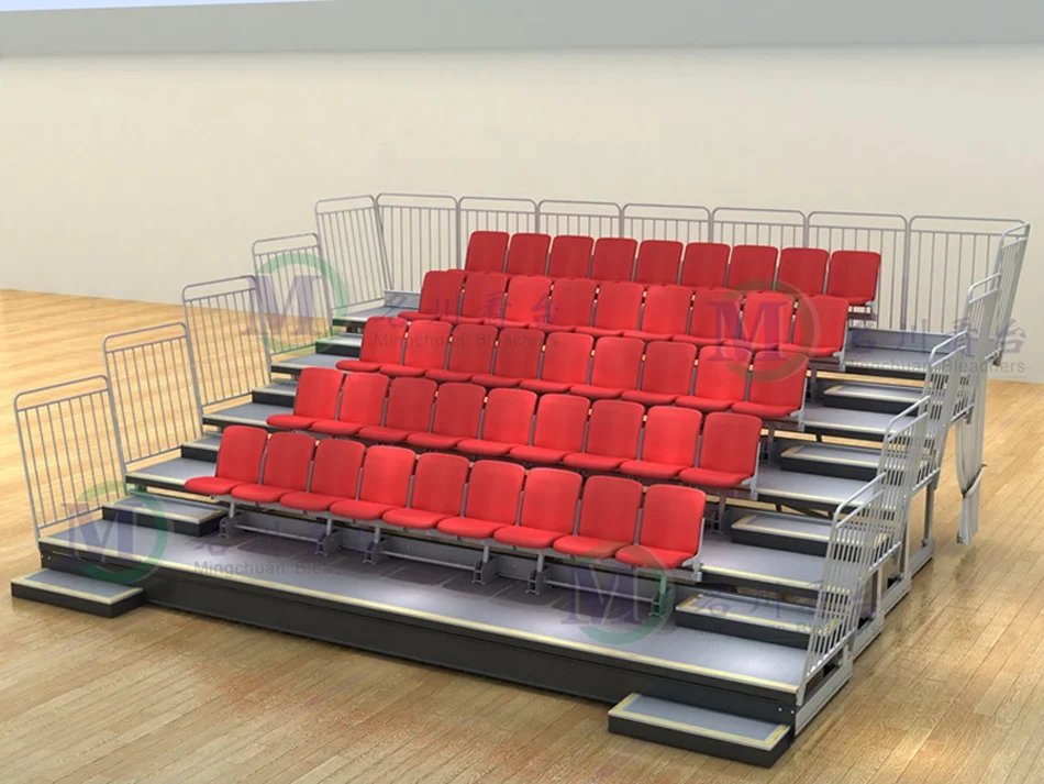 Metal bleacher  Indoor Bleachers Retractable Seating System Football Stadium Seats