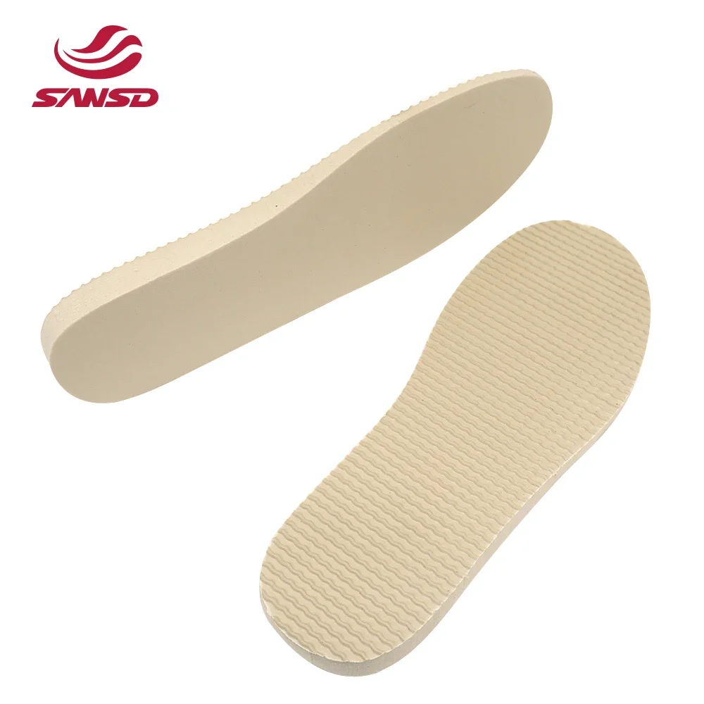 POLAND factory line stripe man woman EVA performer wedge sole material slide sole  slipper eva outsoles for slippers