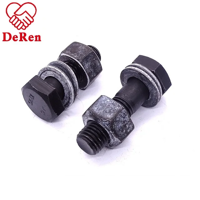 
Heavy hex bolt with nuts for steel structuralDIN6914/ DIN6915/DIN6916 