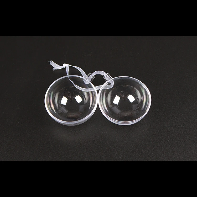 Прозрачный открытый полый пластиковый шар