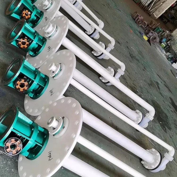 API610 standard  VS series High temperature molten salt or sulfur submerged Corrosion resistant Acid alkali Alloy Vertical pump