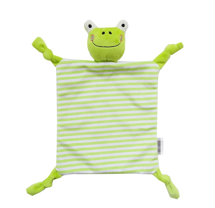 New super soft plush toy comfort blanket for baby