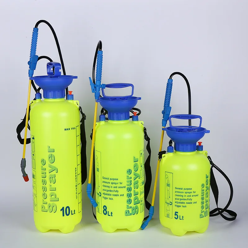 Ручной насос высокого давления 5L 8L 10L распылитель воды пластиковый ранцевый опрыскиватель для сельского хозяйства на открытом воздухе