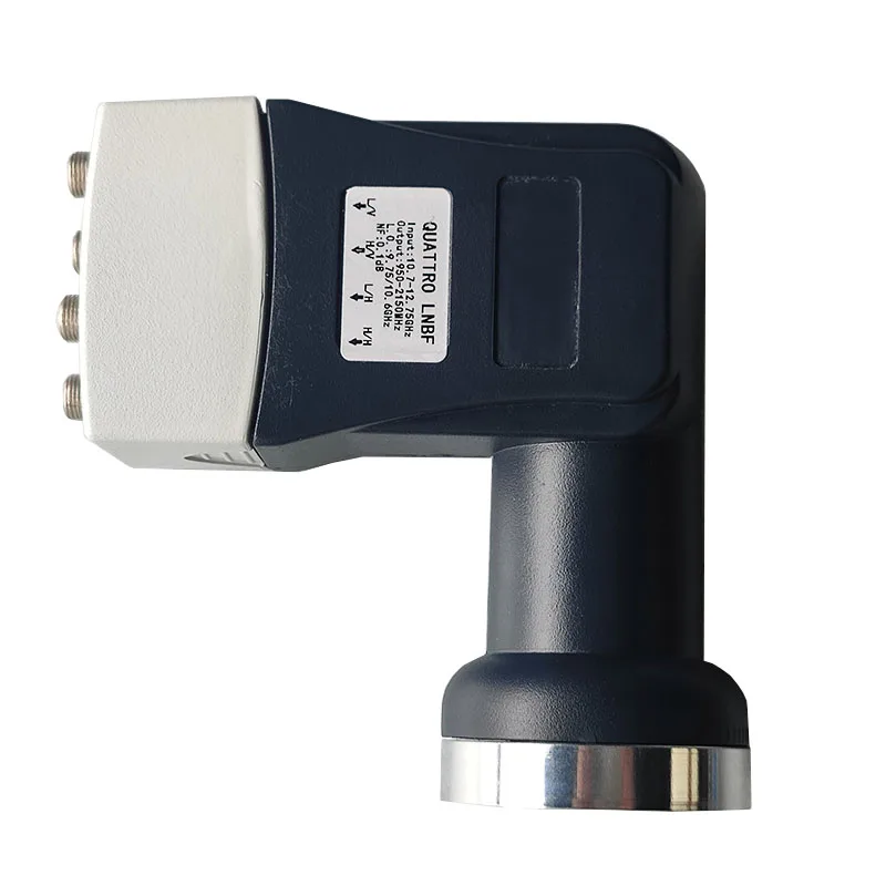 С высоким коэффициентом усиления Quattro LNB KU band 9 75 ГГц 10 6 с четырьмя портами низким уровнем шума