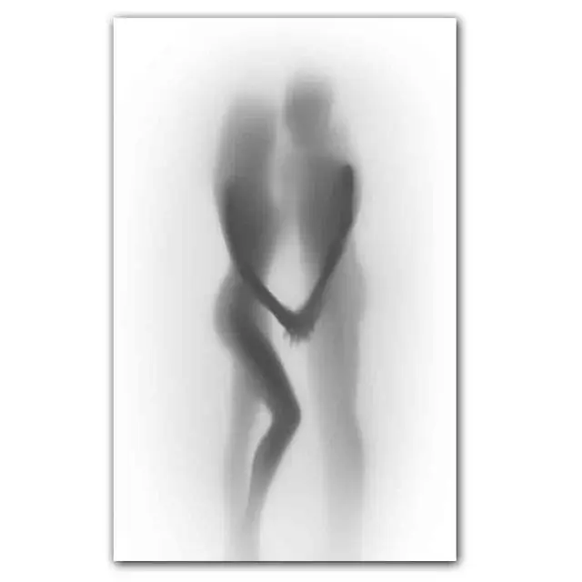 Large Canvas Decal Couple Love Romantic Bedroom Painting Sexy Room Decor Wall Art