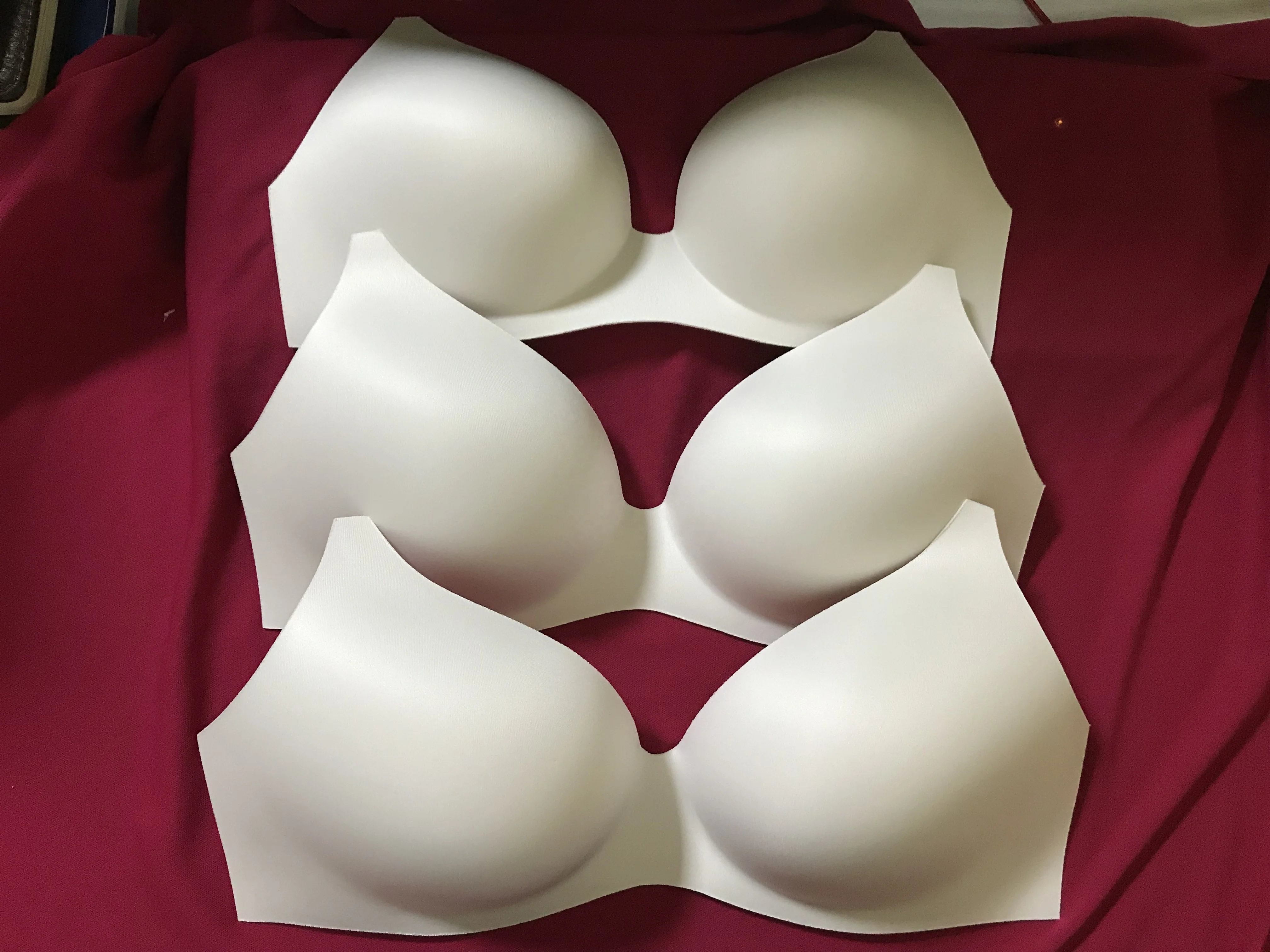 HJ-662656 ONE PIECE FOAM BRA CUPS FOR SWIMWEAR OR SPORTS BRA