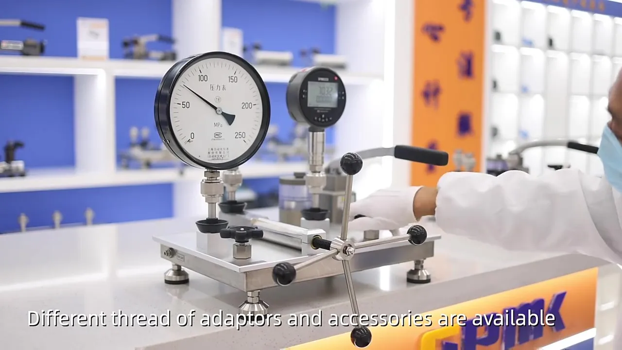 Reference Gauge Differential Pressure Gauge Test Pressure Gauge