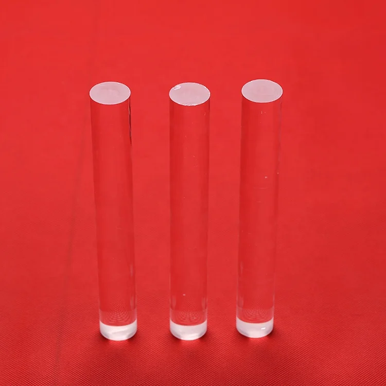 Лабораторный оптический плавленый кварцевый стеклянный стержень JGS1 3 мм-80