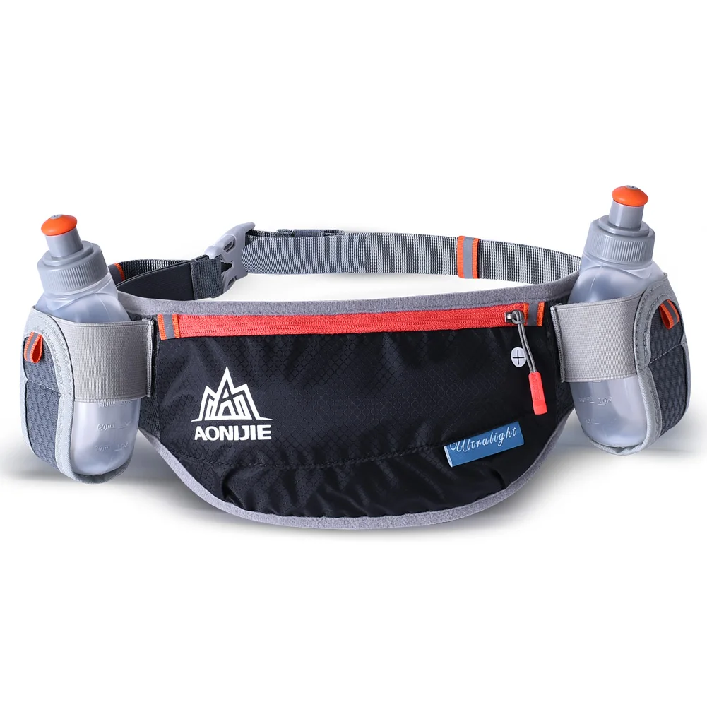 New style Wholesale E882 AONIJIE Running Belt Hydration Waist Pack Outdoor Waist Bag with Water Bottle Holder for Men Women