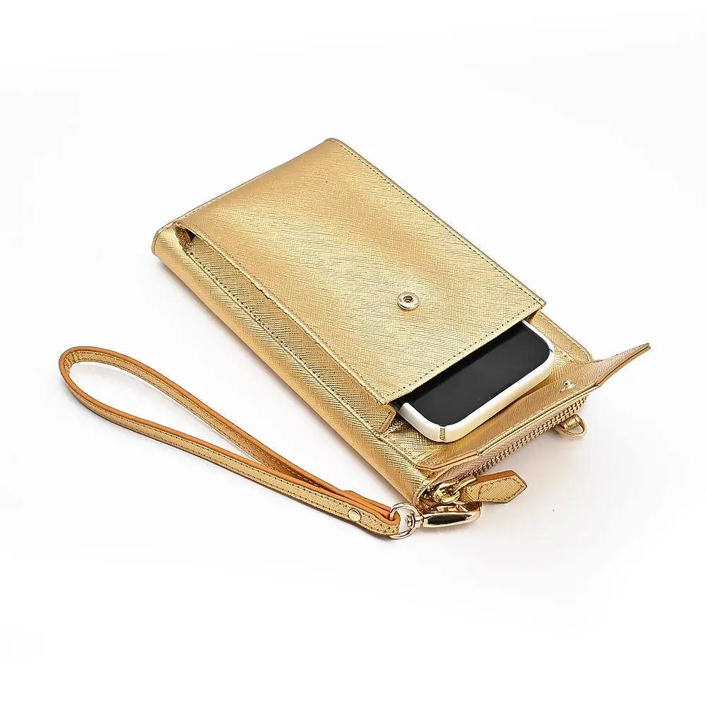 Vegan Leather Phone Bag with Card Holder Women Shoulder Straps Crossbody Phone Case for iphone 15