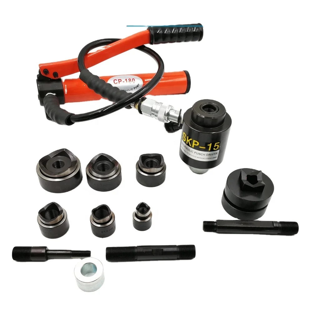 Hydraulic Knockout Punch Driver SKP-15 Photo Metal Hydraulic Hole Puncher