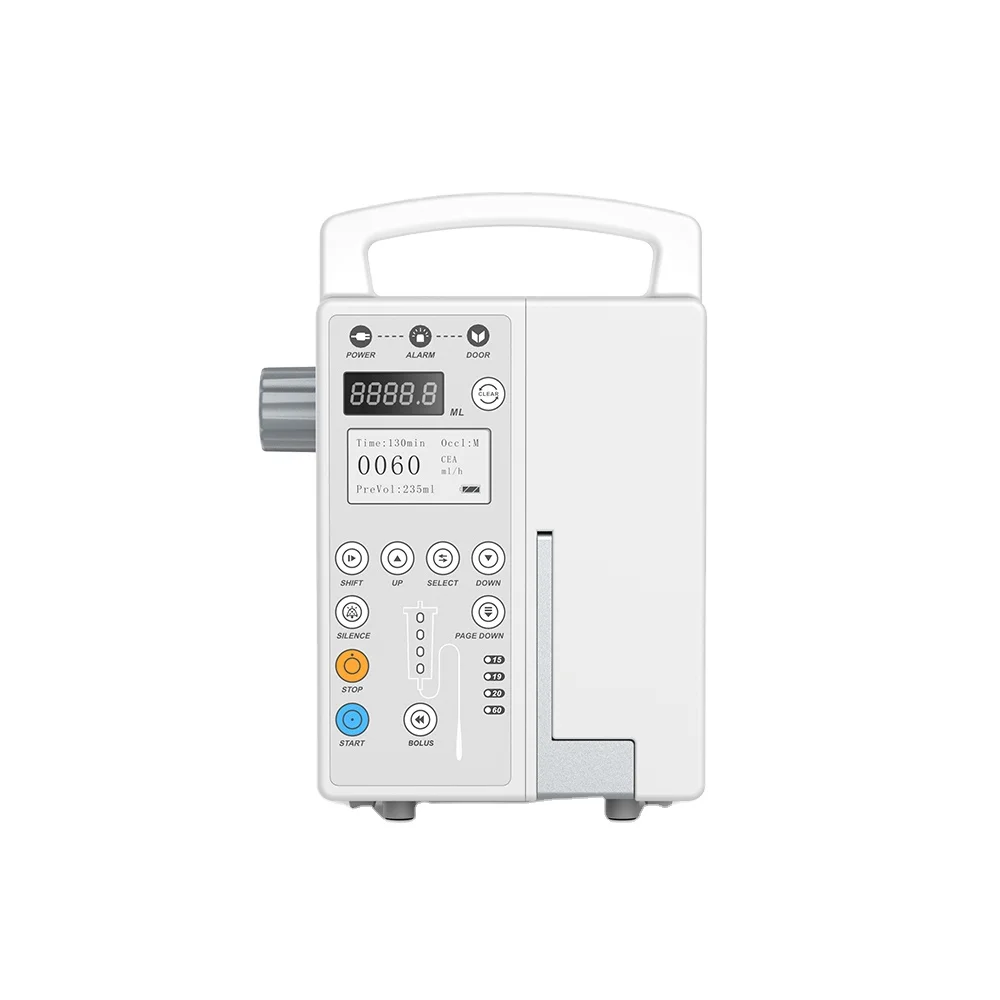 Высококачественный одноканальный инфузионный шприц с сенсорным экраном для больницы, сертификат CE, ветеринарный