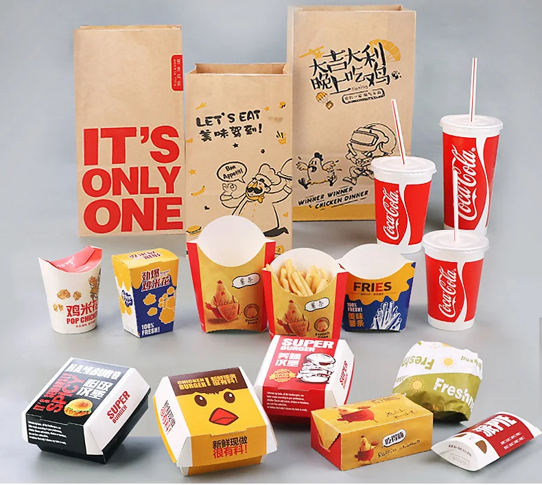 China Manufactory biodegradable food packaging food packaging bag fast food packaging