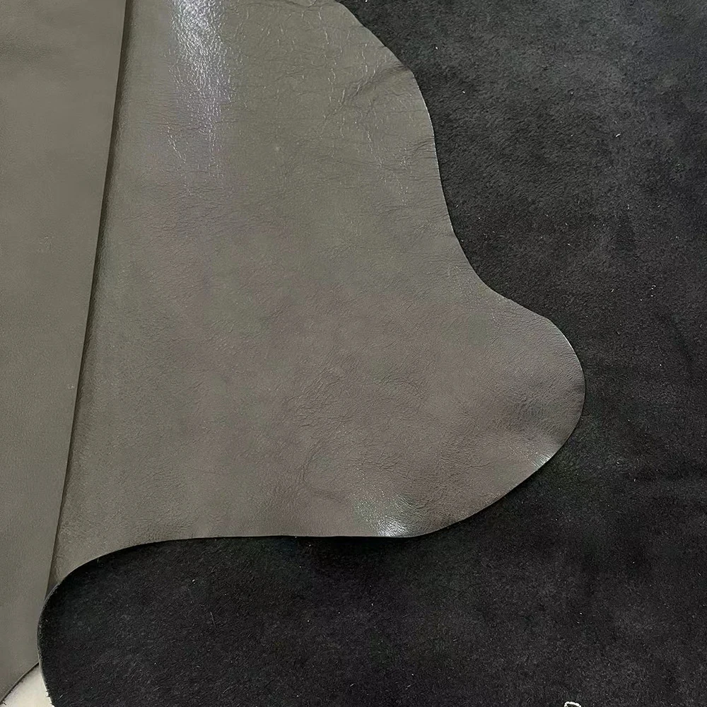 Wholesale price custom color full hide 100% pure genuine italian leather embossed,genuine grain leather for shoe